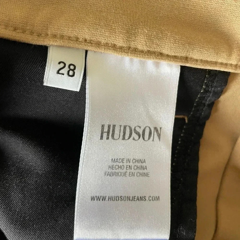 Hudson Noa tan knit straight crop pants - Picture 8 of 13